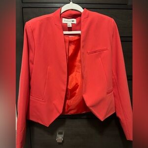 Vibrant Red Women's Blazer